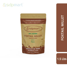 Load image into Gallery viewer, SDPMART PREMIUM FOXTAIL MILLET (UNPOLISHED) 1.5 LB SDPRIFM15LB1038
