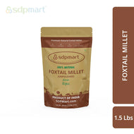 SDPMART PREMIUM FOXTAIL MILLET (UNPOLISHED) 1.5 LB SDPRIFM15LB1038