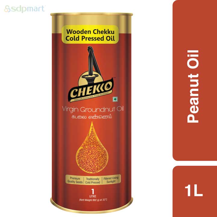 SDPMart Chekko Virgin Peanut Oil - 1L