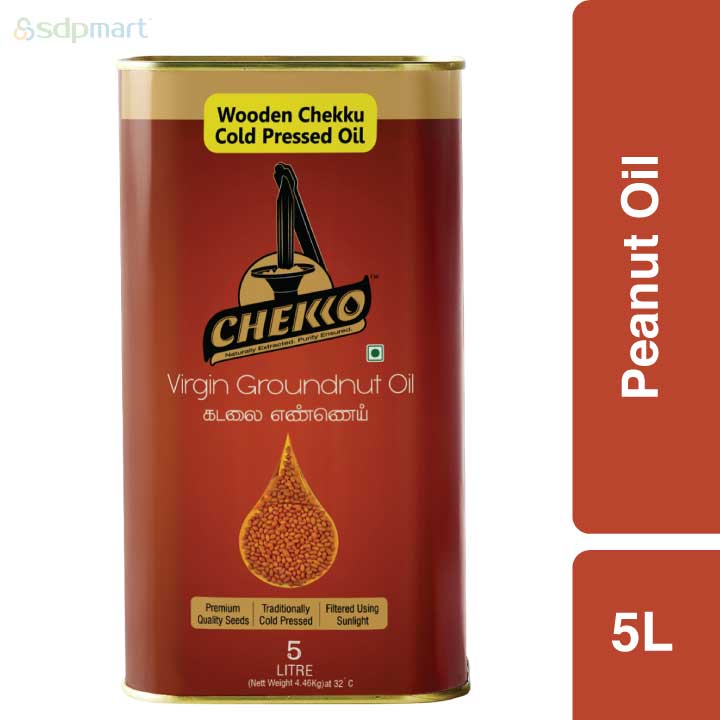 SDPMart Chekko Virgin Peanut Oil - 5L